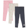 Lot de 3 leggings fantaisie en jersey pour bébé fille