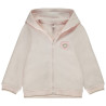 Gilet molleton avec patch bouclettes pour bébé fille