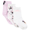 Lot de 3 paires de chaussettes Minnie Disney pour bébé fille