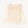 Pull 2 en 1 chemise + pull sans manches fille