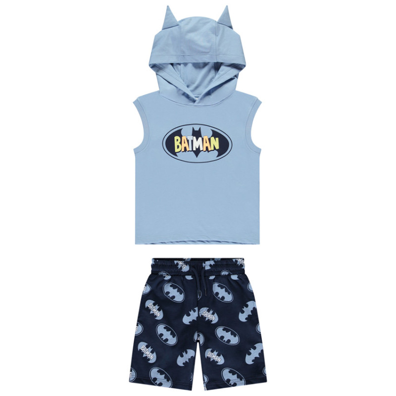 Ensemble avec débardeur à capuche ludique Batman Warner pour