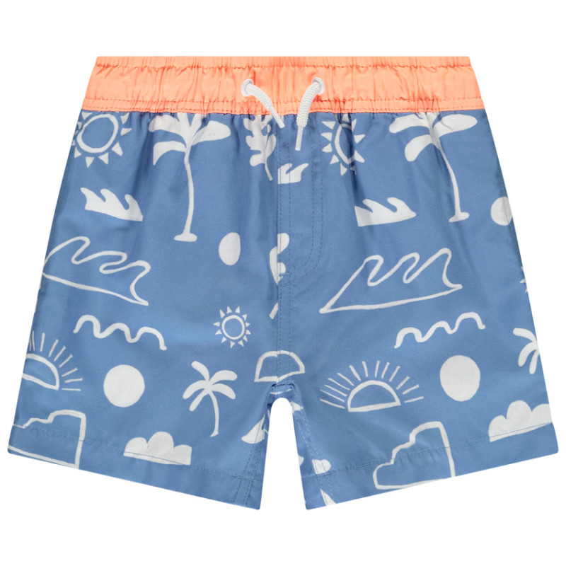Short de bain imprimé fantaisie estival garçon