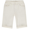 Bermuda en jean uni avec taille élastiquée garçon
