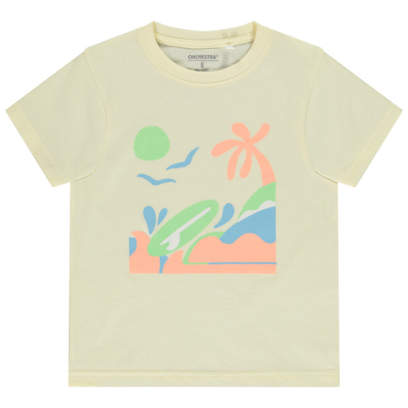 T-shirt manches courtes print fantaisie garçon