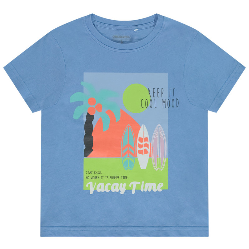 T-shirt manches courtes print fantaisie garçon
