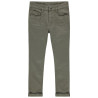 Pantalon slim en twill effet crinkle garçon