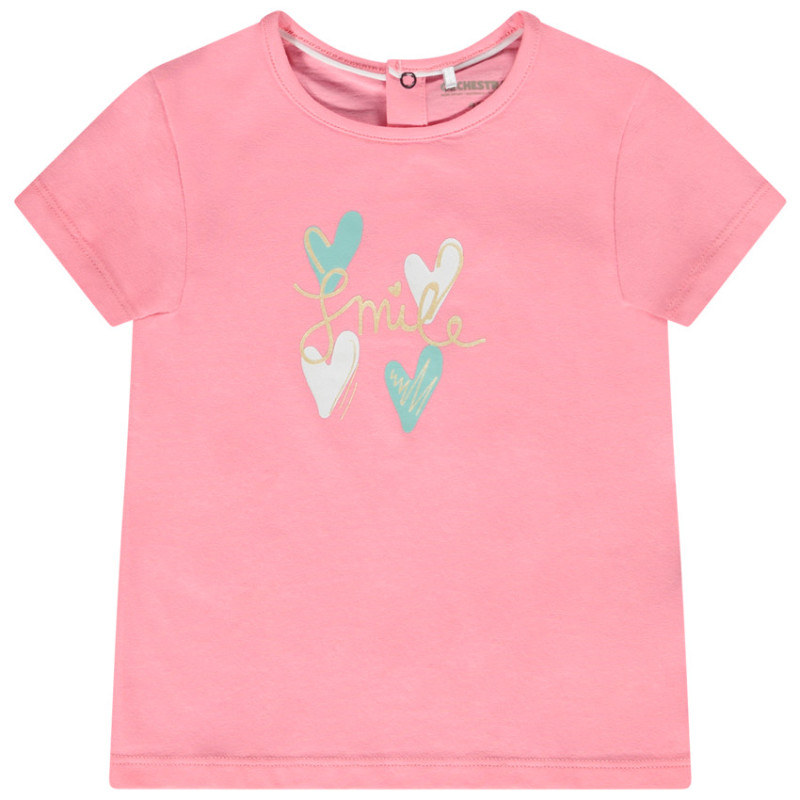 T-shirt manches courtes en jersey print fantaisie pour bébé 