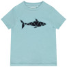 T-shirt manches courtes avec broderie effet bouclé fantaisie