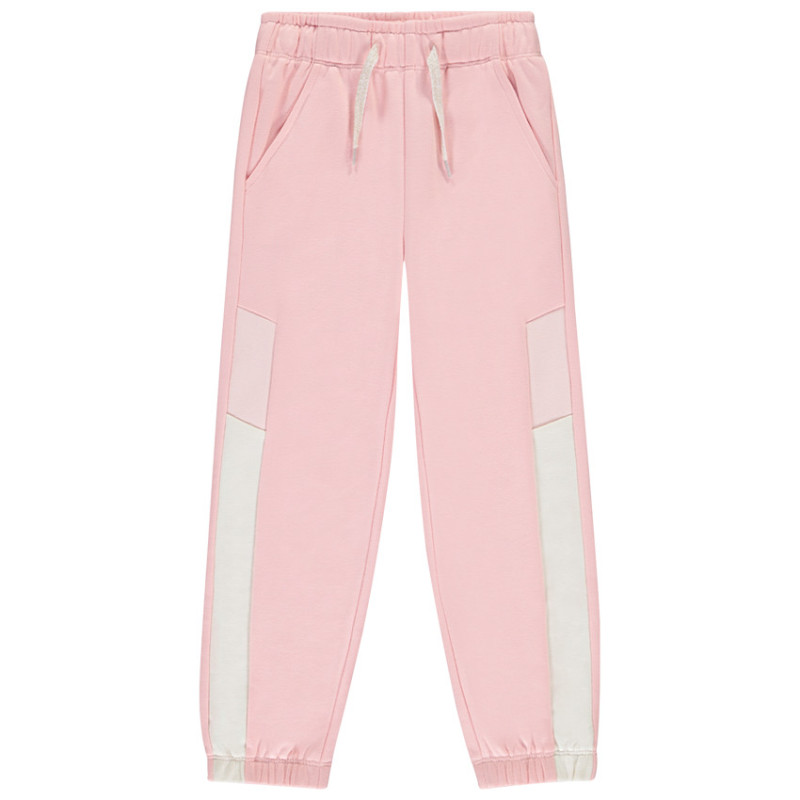 Pantalon de jogging effet colorblock fille