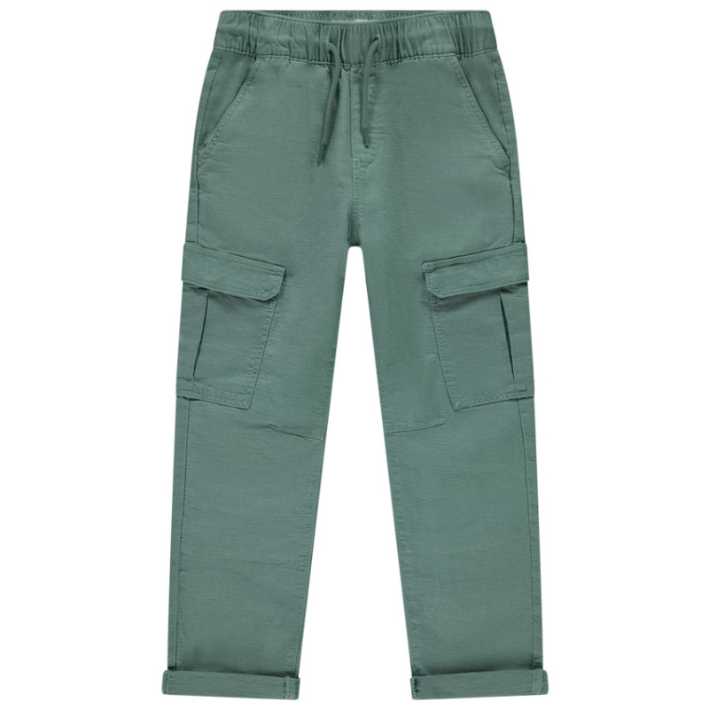 Pantalon cargo à taille élastiquée pour garçon