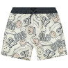 Short de bain imprimé SmileyWorld/skates pour garçon