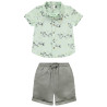 Ensemble 2 pièces avec chemise imprimée pour bébé garçon