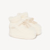 Chaussons en tricot avec nœuds décoratifs pour bébé