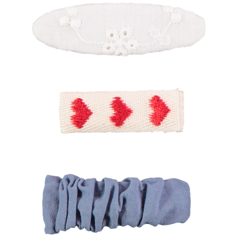 Lot de 3 barrettes fille
