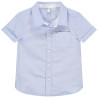 Chemise manches courtes à poche plaquée