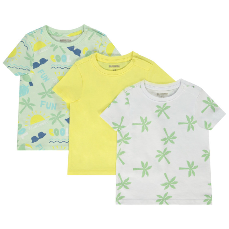 Lot de 3 t-shirts en jersey pour bébé garçon