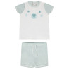 Ensemble t-shirt manches courtes + short ourson pour bébé ga