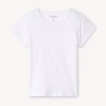T-shirt manches courtes uni pour fille