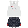 Ensemble 2 pièces en jersey pour bébé fille