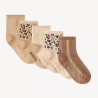 Lot de 5 paires de chaussettes normales fantaisies imprimées