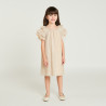 Robe à manches courtes papillon pailletées fille
