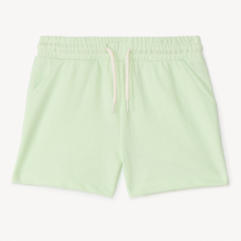 Short en maille coloris uni fille