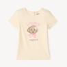 T-shirt manches courtes print pailleté fantaisie pour bébé f