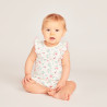 Lot de 2 combinaisons courtes motifs fleuris pour bébé fille