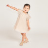Robe manches courtes papillon pailletées pour bébé fille