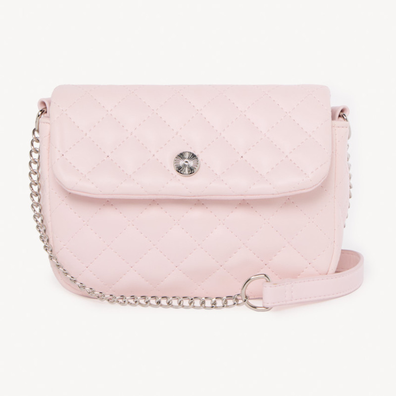 Sac bandoulière effet cuir matelassé fille