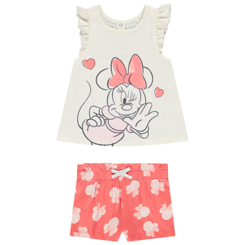 Ensemble débardeur + short fantaisie Minnie Disney pour bébé