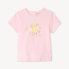T-shirt manches courtes print fantaisie pailleté pour bébé f
