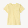 T-shirt manches courtes uni en jersey effet pop-corn pour bé