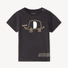 T-shirt manches courtes broderie éléphant pour bébé garçon