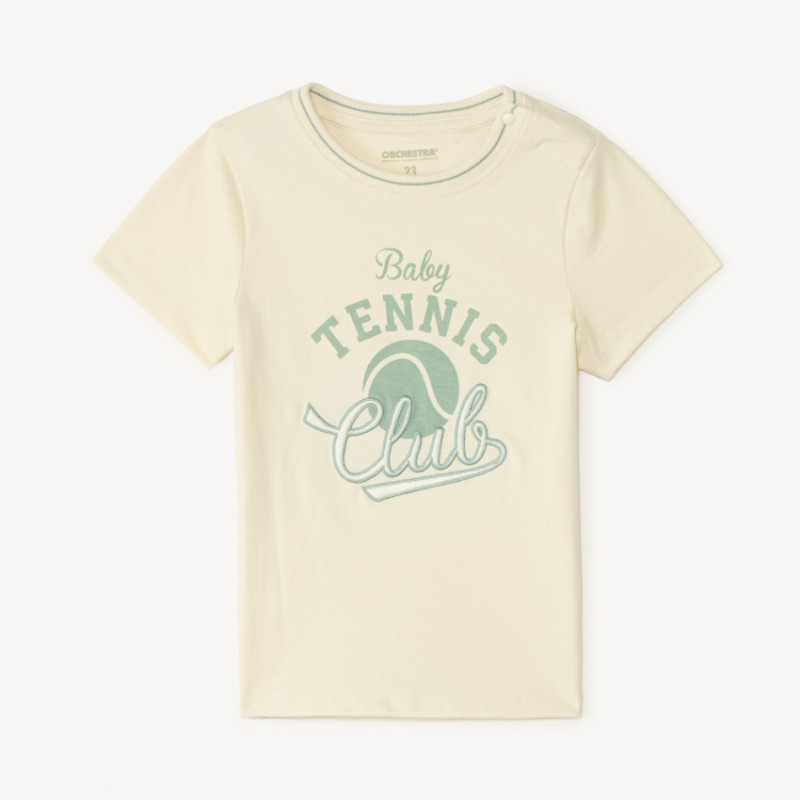 T-shirt manches courtes print tennis pour bébé garçon