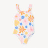 Maillot de bain 1 pièce imprimé fleuri fille