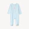 Dors-bien en jersey avec broderie pour bébé fille