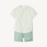 Ensemble 2 pièces chemise manches courtes + bermuda pour béb