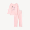 Set pyjama long en jersey printé pour bébé fille