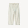 Pantalon droit en toile à rayures verticales pour bébé garço