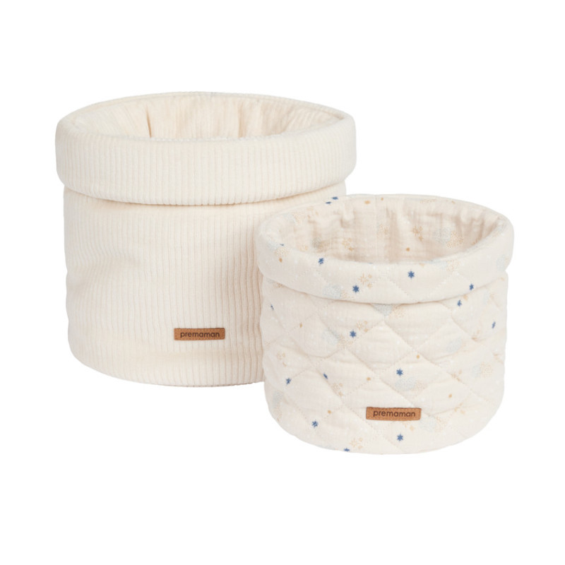 Lot de 2 paniers de rangement "Bande de Rêveurs"