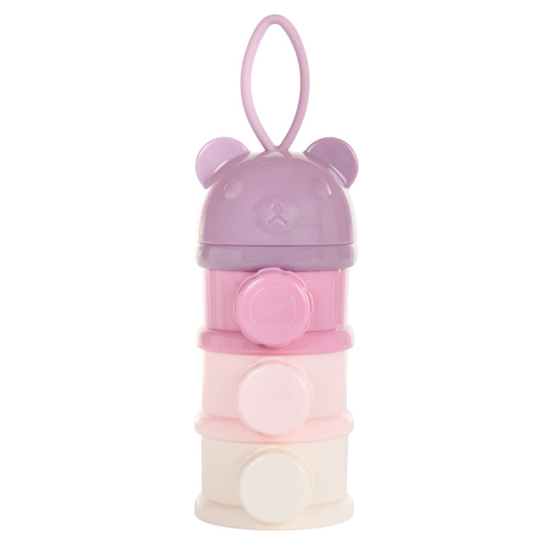 Boîte doseuse pour lait en poudre Miamix - Rose