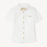Chemise manches courtes + nœud papillon garçon