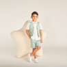 Gilet serveur en toile unie garçon