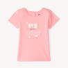 T-shirt manches courtes print pailleté fantaisie pour bébé f