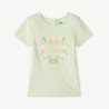 T-shirt manches courtes print pailleté fantaisie pour bébé f