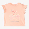 T-shirt manches courtes volanté Minnie Disney pour bébé fill
