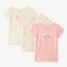 Lot de 3 maillots de corps manches courtes Minnie Disney fil