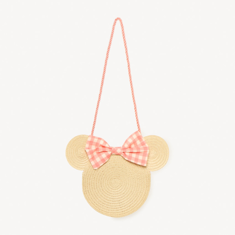 Sac à bandoulière en paille Minnie Disney fille