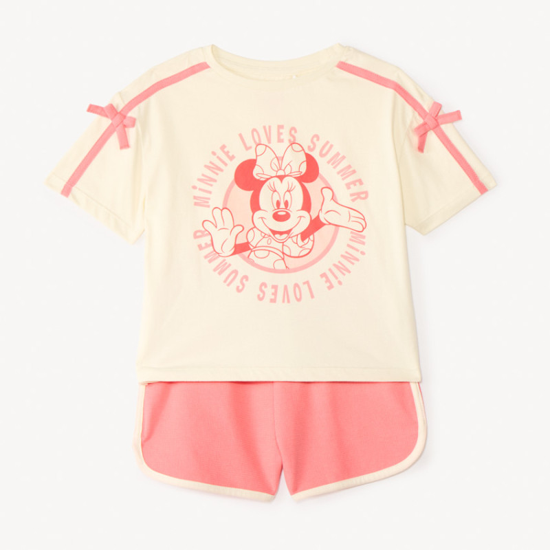 Ensemble court 2 pièces fantaisie Minnie Disney fille
